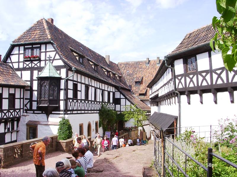 Thüringer Wald : Wartburg Innenhof