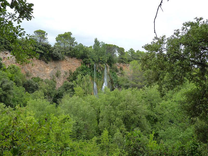 Provence : Wasserfall Sillans